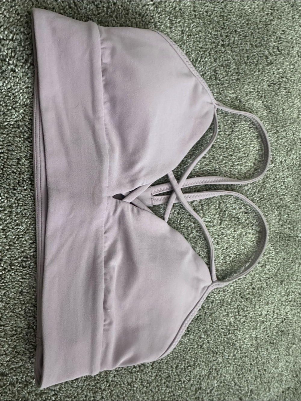 lululemon athletica dusty lavender sports bra